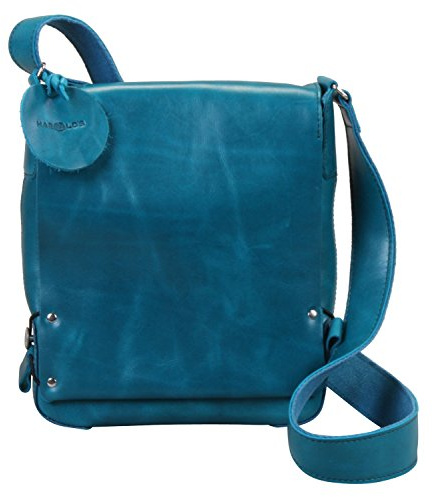 Harolds Jil Umhängetasche aus Leder 23 cm schwarz