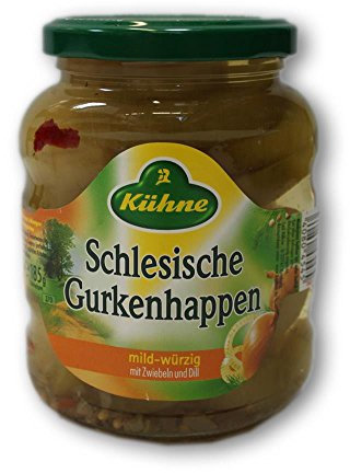 Kühne Schlesische Gurkenhappen 370ml
