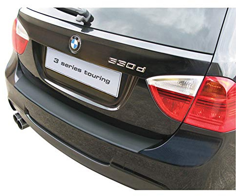 RGM ABS Heckstoßstangenschutz kompatibel mit BMW 3er E91 Touring M-Stoßstange 2005-2012 Schwarz | kompatibel mit BMW 3er E91 Touring M-Stoßstange 2005-2012 Schwarz