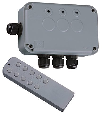 Knightsbridge IP663G Outdoor Remote Switch Box, 230 V, 3G , Grey