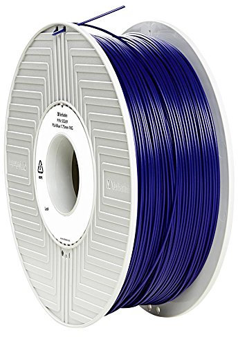 Verbatim PLA-Filament 3D-Druck, 2,85 mm, 1 kg, Hochleistungs-Polyactid-Filament zur Materialextrusion, für 3D-Drucker und 3D-Stift, 3D-Drucker-Filament aus PLA, 1 Spule, blau