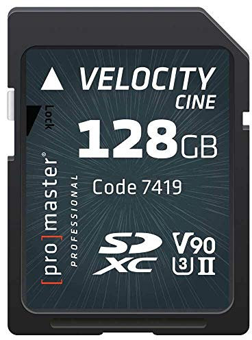 ProMaster SDXC 128GB Velocity CINE, Memory Card, (Model 7419)