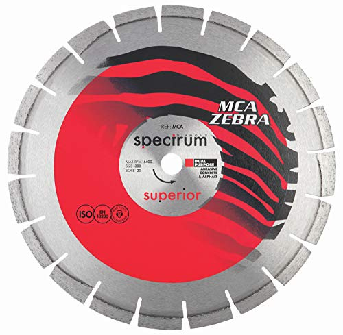 Spectrum Superior Zebra Dia Blade - Abrasive - 125/22.23mm