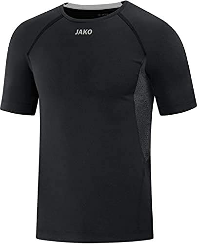 JAKO Herren T-Shirt Compression 2.0, Schwarz, XS
