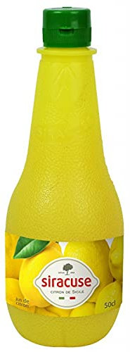 SIRACUSE - Le Jus De Citron Jaune 50Cl - Lot De 4