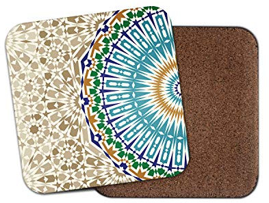 1 dessous de verre à motif marocain – Jolie mosaïque marocaine Art Mum Dad #15344