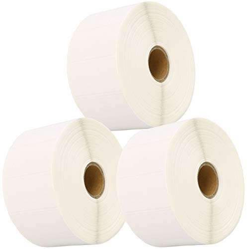 Cartridges Kingdom 3 Rollen 50mm x 25mm Thermodirekt-Etiketten kompatibel für ZEBRA GK420d GK420t GC420d GX420d GX420t GC420t GX430t GT800 ZD420 LP2844 Citizen CL-S521| 1000 Stück/Rolle