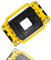 NMD&LR CPU Backplate For AM3, Plastic Backplane For Radiator Fan Bottom Bracket For AMD Bracket AM2/AM3/FM1/FM2 Motherboard (yellow)