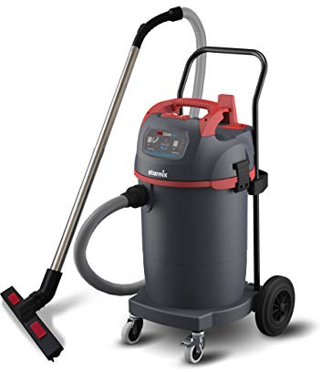 Starmix uClean LD-1445 Wet - Nass-/Trockensauger mit Ablassschlauch, stabilem Fahrgestell, 1400 W, 45 L - Wassersauger mit Eco-/Power-Modus, Nassfilter/ohne Staubfilter | Made in Germany