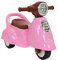 Bandits & Angels Riding Car Scooter Retro ab 1 Jahr für Mädchen Pink – Laufroller mit Hupe – für drinnen und draußen – mit Stauraum