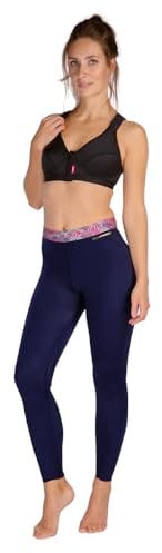 LIPOELASTIC® Mallas de compresión activas para prevenir la hinchazón y la pesadez en las piernas, Azul oscuro, M