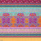 Feelyou Boho-Mandala-Stoff von The Yard, böhmisch gestreifter europäischer Blumen-Polsterstoff für Stühle, Retro-Blaugrün, geometrischer Dekostoff für Polsterung und Heimwerker-Projekte, 1 Yard, Rosa