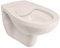 Calmwaters® Hänge WC spülrandlos in Pergamon, Wand-WC mit Abgang waagerecht, Tiefspül WC ohne Spülrand, Tiefspüler wandhängend, Wandtoilette aus Sanitärkeramik, 08AB6147