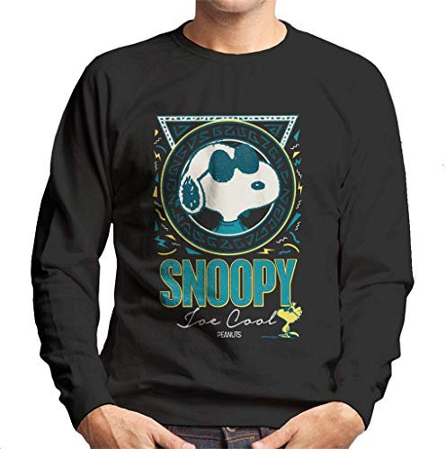 All+Every Peanuts Snoopy Sunglasses Joe Cool Men's Sweatshirt