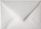 Netuno 25 Briefumschläge durchsichtig DIN B6 125x 175 mm 110g Golden Star weiße Umschläge transparent elegante Briefkuverts für Weihnachten Ostern Hochzeits-Einladungen transparent envelopes B6