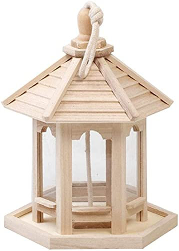 YZJSSL Outdoor Vogelfutterhaus - Balkon Vogelfutterhaus, Gartenhaus Vogel Wildvogelfutterhaus, 1 Stück