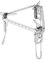 JTLB Herd Jetboil 25×21×7 Faltbare Gasherd Topf Rack Halterung Kanister Ständer Kraftstoff Grill Stativ Outdoor Folding Camping Zubehör