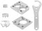 Float Shock Rebuild Tool Schraufklemme+Sealhead+4 Pin Sockets für Fox x2 2021