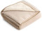 Lesure wasserdichte Hundedecke Grosse Hunde - 100x120cm Outdoor Hundedecke waschbar, Hundedecke Sofaschutz aus Sherpa Fleece, Katzendecke flauschig und weich, cremefarben