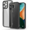 Honeyview Colored Clear Case for iPhone 14 Pro with Matte Border, Built-in Camera Lens Protector, Non-Yellowing, Shockproof, Armour Phone Cover for Apple iPhone 14 Pro 5G - Black