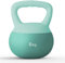 sogesfurniture Weiche Kettlebell 8 kg, Kugelhantel Weich, Bodenschonende Schwunghantel Kugelgewicht für Frauen Gewichtheben, Krafttraining Fitness Gymnastik, Grün