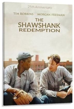 LIANGSHUANG Korruption Films The Shawshank Redemption Poster, Poster, Kunstdruck, Wand-Foto, Malposter zum Aufhängen, Familiendekoration, 60 x 90 cm