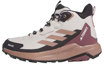 adidas Women's Terrex Anylander Mid RAIN.RDY Hiking Shoes, Putty Mauve/Warm Clay/Pure Ruby, 5.5 UK