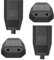 VIEVRE 4 Stücke Eurokupplung Flach, Kupplung 230V, Schuko Kupplung Flach, Euro Kupplung 230v Flach, Eurostecker Flach für Schuko Stecker Flach(Schwarz)