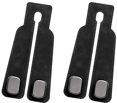 Biglumin Gancio auto - Set di 2 ganci per riporre il seggiolino auto, porta oggetti per auto, ganci per poggiatesta del sedile posteriore, gancio per borsa per auto, accessori interni per auto.