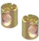 Qrity 20 Pezzi Dadi a Croce Scanalati M6 x 10mm Barrel Dadi Tasselli, Tassello Barrel Dado, Bulloni Mobili per Mobili Letto Lettino Sedie