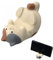 JOYOLA Funny Cat Holder Supporto, Supporto per Cellulare a Forma di Gatto, Universale per Porta Cellulare da Tavolo, Supporto per Smartphone in Resina per Casa, Soggiorno, Ufficio, Dormitorio, Scuola