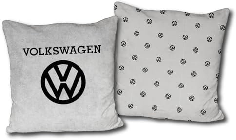SkyBrands Volkswagen Dekokissen VW Bulli 40x40 cm Zierkissen T1 Van Oldtimer Bus Camper