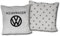 SkyBrands Volkswagen Dekokissen VW Bulli 40x40 cm Zierkissen T1 Van Oldtimer Bus Camper