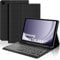 IVEOPPE Keyboard Case for Samsung Galaxy Tab A9, UK Layout Keyboard for Galaxy Tab A9 8.7 2023 SM-X110/X115/X117- Detachable Backlit Keypad for Samsung Tablet A9, Black