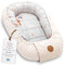 Nestchen Baby - Babynestchen Neugeborene Minky Babynest für Kinderbett Vielseitiges tragbar Nest kuschelnest zubehör für babybett warm Winter coccon Teddybären Beige