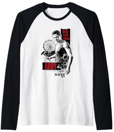 The Last of Us Part II Abby Bare Your Fangs Big Chest Poster Raglan