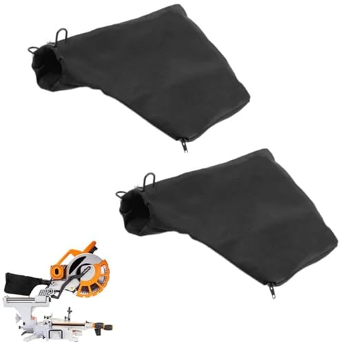 2 PCS Miter Saw Dust Collection Bags,Dust Collector Bags,Saw Dust Bag,Table Saw Accessories for 255 Model,Belt Sander Parts Miter Saw Accessorie