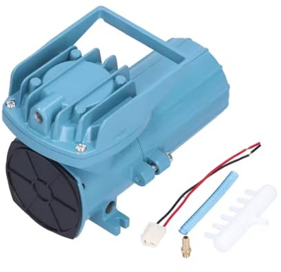 Puthernm Aquarium Air Aeration Pump DC 12V 18W Oxygen Pump Fish Tank for Aquaculture Hydroponic System Accessory