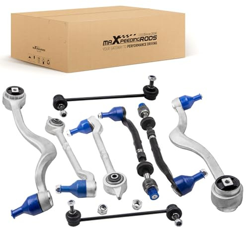 maXpeedingrods Brazo de suspensión Juego de barra de acoplamiento eje delantero delantero para BMW Serie 5 E39 Touring 8 piezas Touring 520D