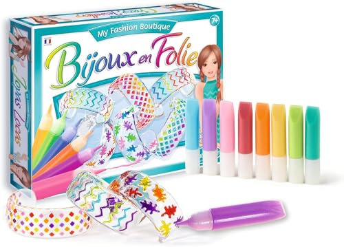 Sentosphere 3980812 - Kreativ-Kit Armreifen zum Dekorieren mit Perlen und Acrylsteinen