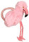 Orlob Damen Flamingo Handtasche (Satchel), Rosa, 100% Polyester, Reißverschluss, Festlich, Flamingo-Motiv