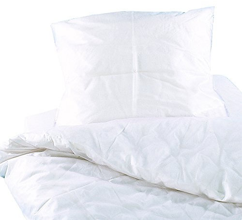 Suprima Bettgarnitur PVC (Kissen 80x80 cm, Bettbezug 135x200 cm) - weiss