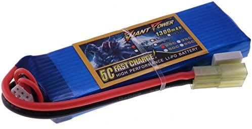 7.4v Airsoft LiPO Batteries (1300mAh 25C Mini)