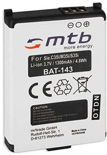 Ersatz-Akku für Siemens C35(i), M35(i), S35(i) / Gigaset 4000, 4010, 4015(s) Micro, Active M, M1 / Telekom Sinus 700m
