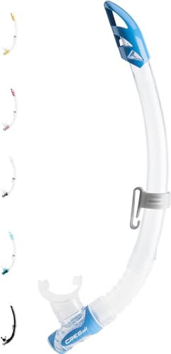 cressi Strap Tauchmaske, Klar/Blau, one Size