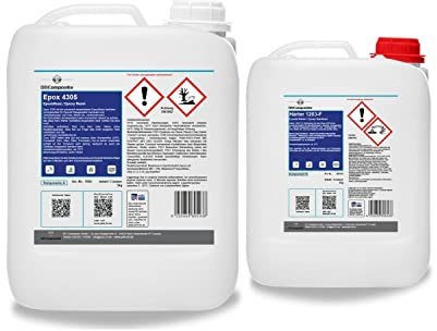 DD Composite Epoxidharz 4305 mit Härter 1203-F 8kg Laminierharz Beschichtungen Reparaturen Formenbau hervorragende Haftung auf vielen Untergründen