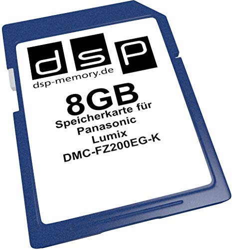 Carte mémoire 8 Go pour Panasonic Lumix DMC-FZ200EG-K