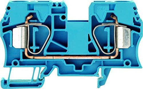Weidmüller ZDU 16 Klemmklemmen 1745240000 16 mm² Zugfederkupplung geklemmt Wemid blau