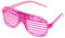 Ultra Pink LED Shutter Glasses - Party Flashing Glasses with Lights - Neon Glasses Rave Accessories - Futuristic LED Glasses 6 Colour Rave Glasses - Light Up Glasses - Glow LED Sunglasses