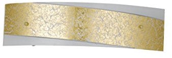 Eco Light I-PARIS/4512 ORO, Wandleuchte, Glas, 60 watts, E27, gold, 12 x 45 cm
